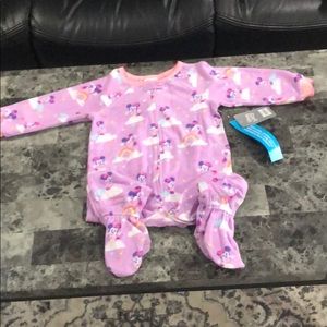 Disney Minnie Mouse microfleece footie 18-24 mo
